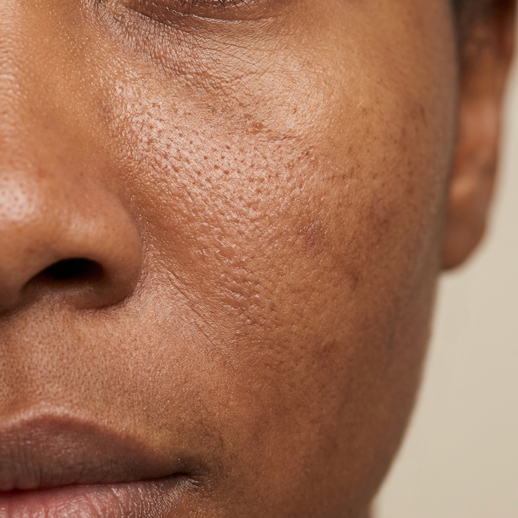 Before skin texture treatment
